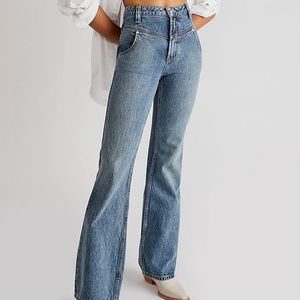 Free People Naomi Flare Jeans